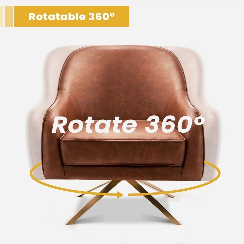 Pokorny 28.4'' Wide Swivel Armchair