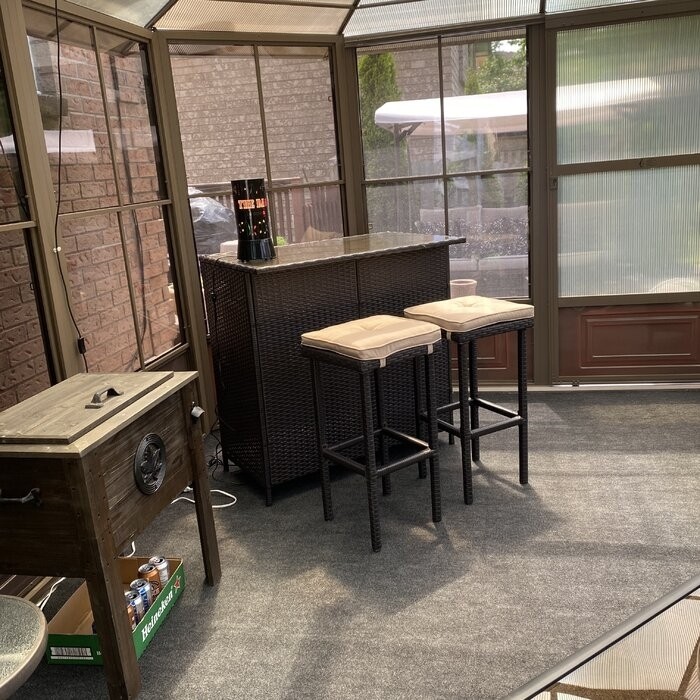Powe Outdoor 3-Piece Bar Set