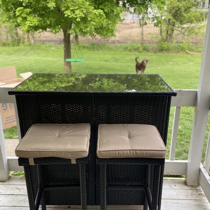 Powe Outdoor 3-Piece Bar Set