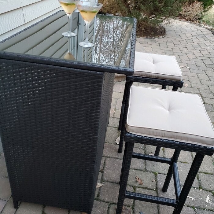 Powe Outdoor 3-Piece Bar Set