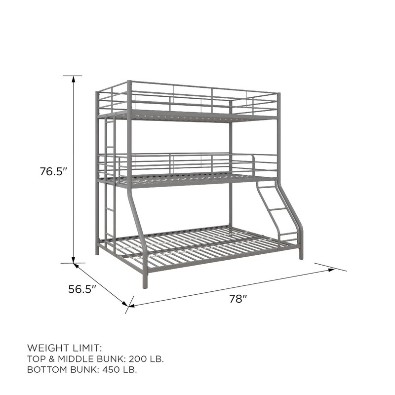 Preece Triple / Quad Bunk Bed by Mack & Milo™