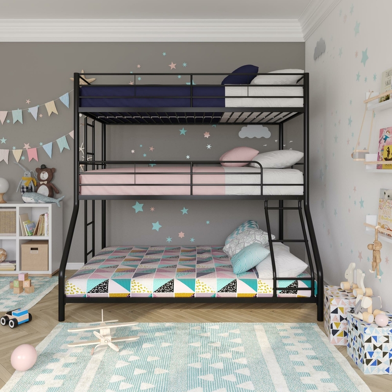 Bunk Bed ELSA with Mattresses TRIPLE CHILDREN'S SLEEPER KIDS Custom Colours 3in1 
