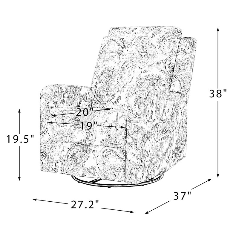 Prescot 27.2'' Wide Manual Swivel Standard Recliner