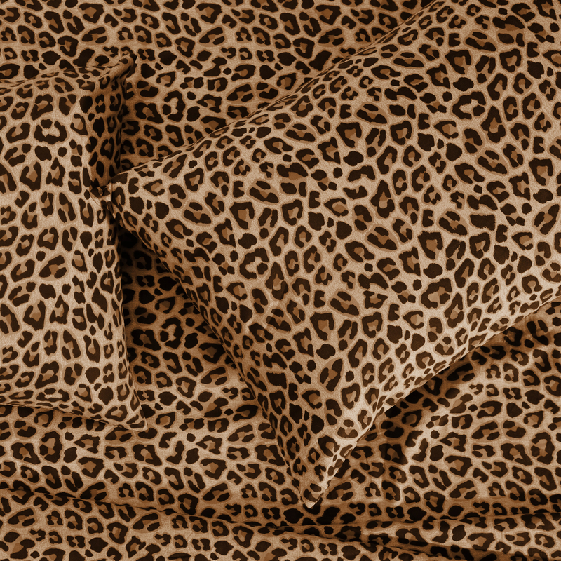 Pruett 200 Thread Count Animal Print 100% Cotton Sheet Set