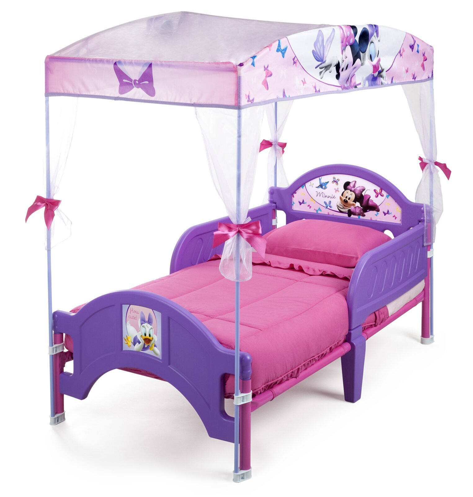 Purple and Pink Toddler Tent Bed 