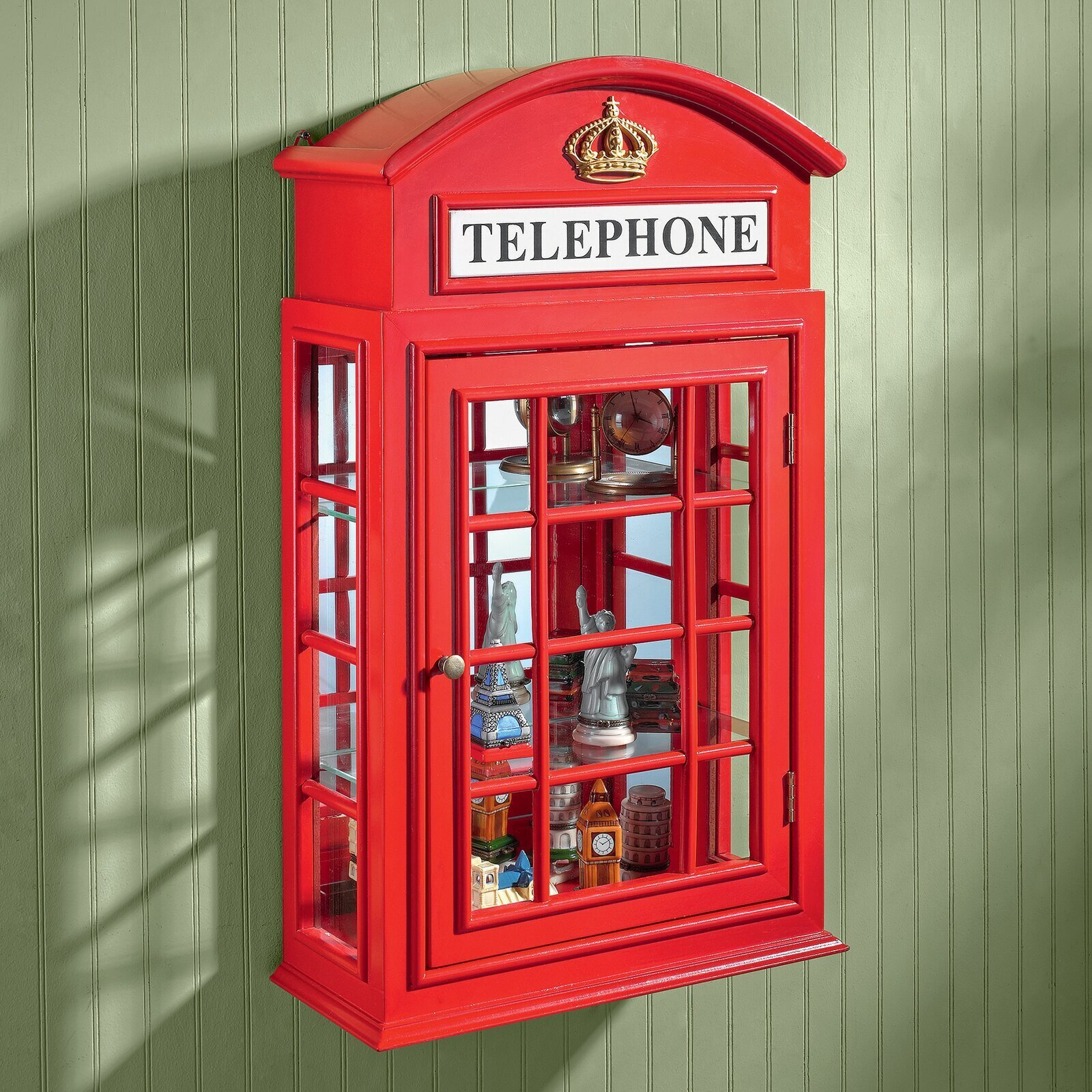 Quirky Telephone Booth Cabinet