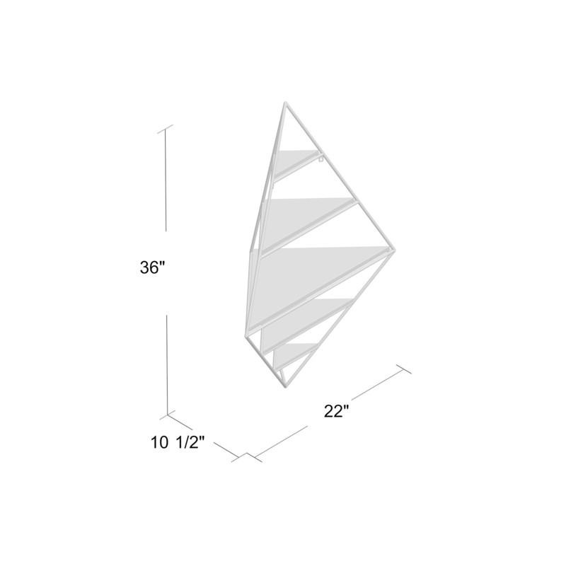 Quon 5 Piece Diamond Corner Shelf