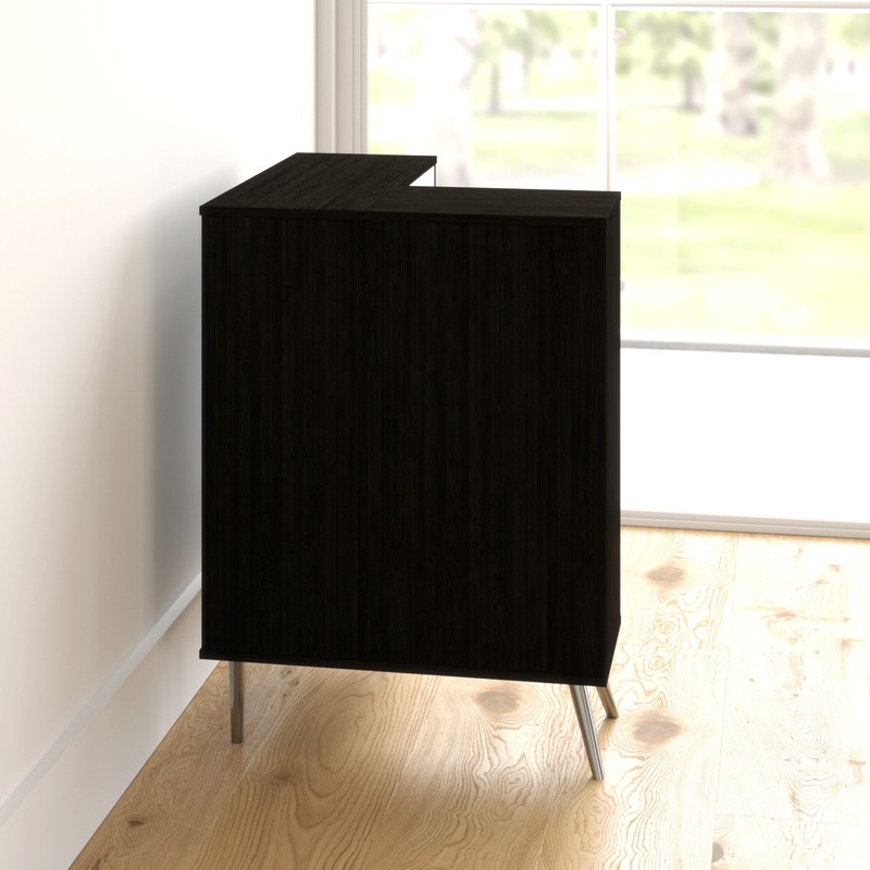 Raynham 35.9'' Tall 2 - Door Corner Accent Cabinet