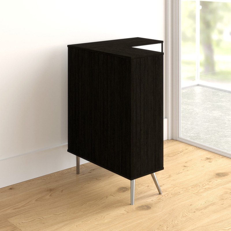 Raynham 35.9'' Tall 2 - Door Corner Accent Cabinet