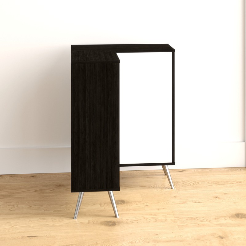 Raynham 35.9'' Tall 2 - Door Corner Accent Cabinet