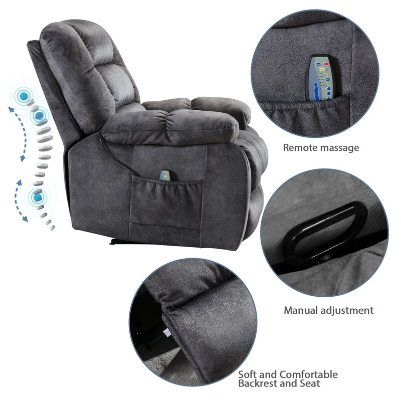 Reclining Heated Massage Chair