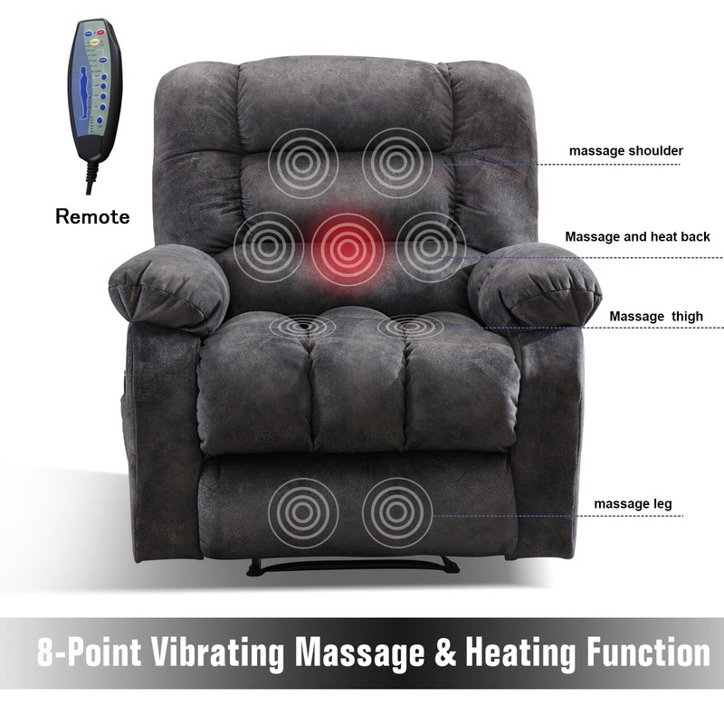 Reclining Heated Massage Chair
