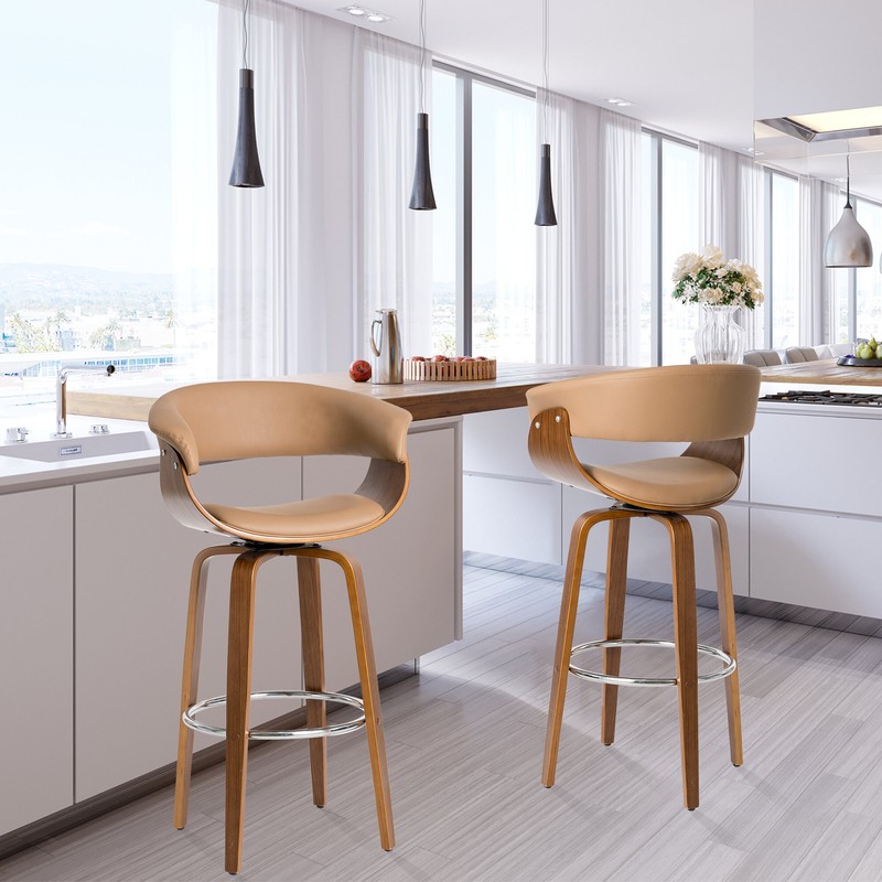 Remmers Swivel 29.73" Bar Stool