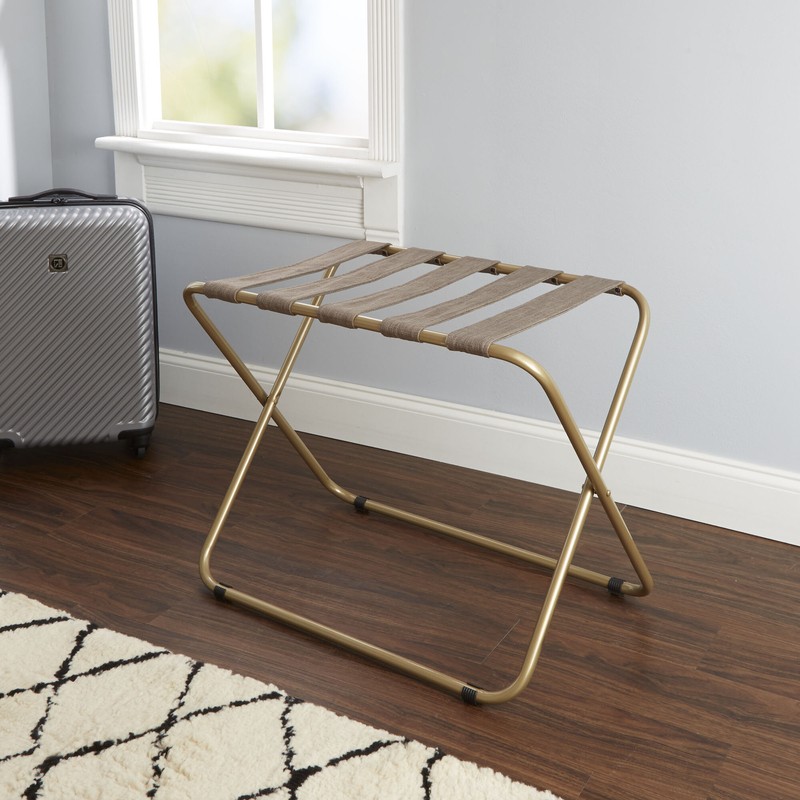 Rhys Folding Metal Luggage Rack