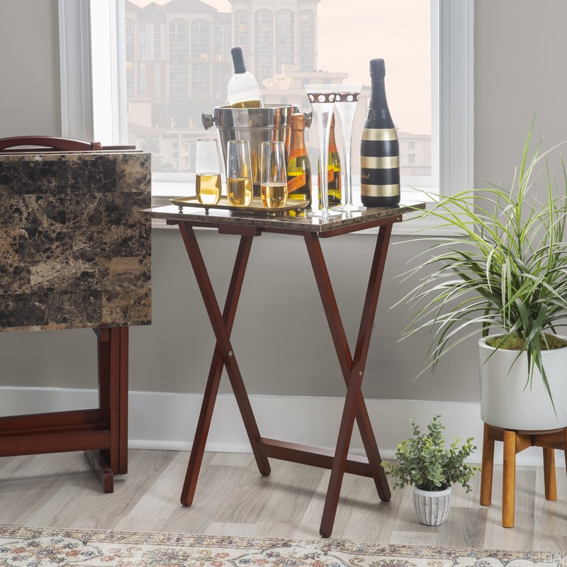 Riceboro Tray Table Set