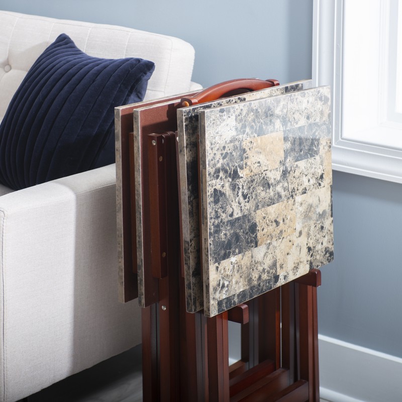Riceboro Tray Table Set