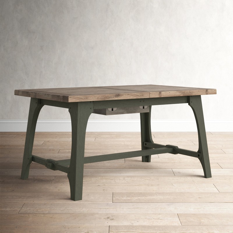 Rillie Butterfly Leaf Pine Solid Wood Dining Table