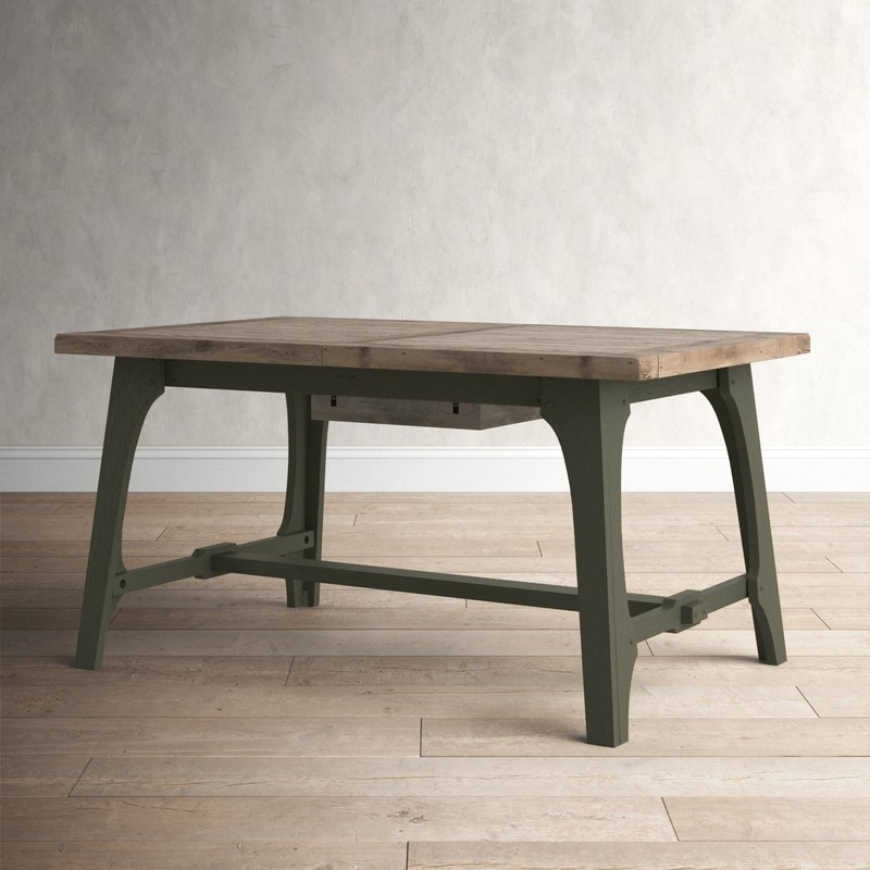 Rillie Butterfly Leaf Pine Solid Wood Dining Table