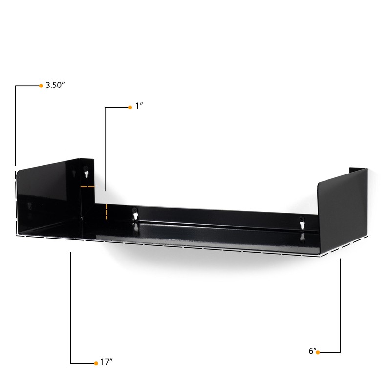 River Ridge Metal Floating Shelf
