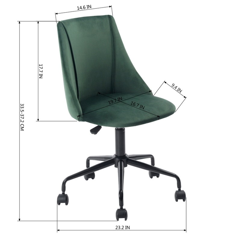 Rochelle Velvet Task Chair