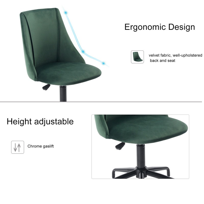 Rochelle Velvet Task Chair