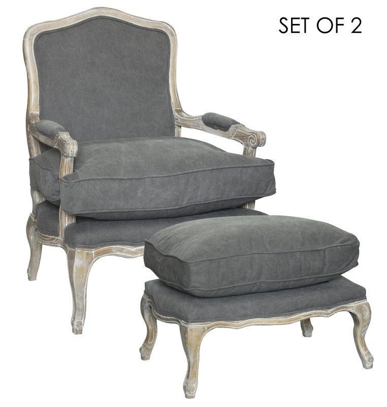 Rodney 29'' Wide Armchair and Ottoman