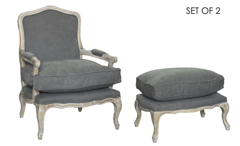 Rodney 29'' Wide Armchair and Ottoman