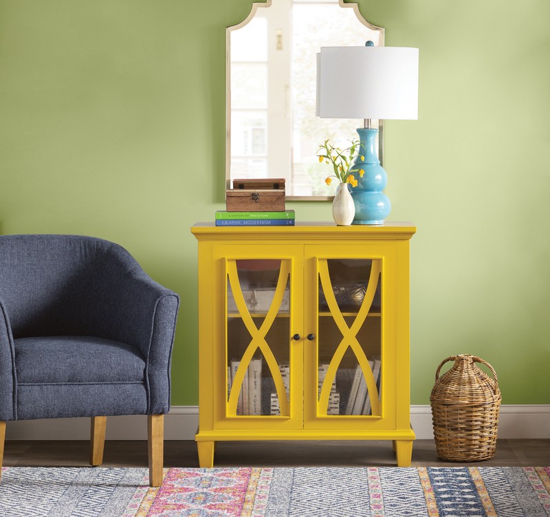 Rosendale 33.97'' Tall 2 - Door Accent Cabinet