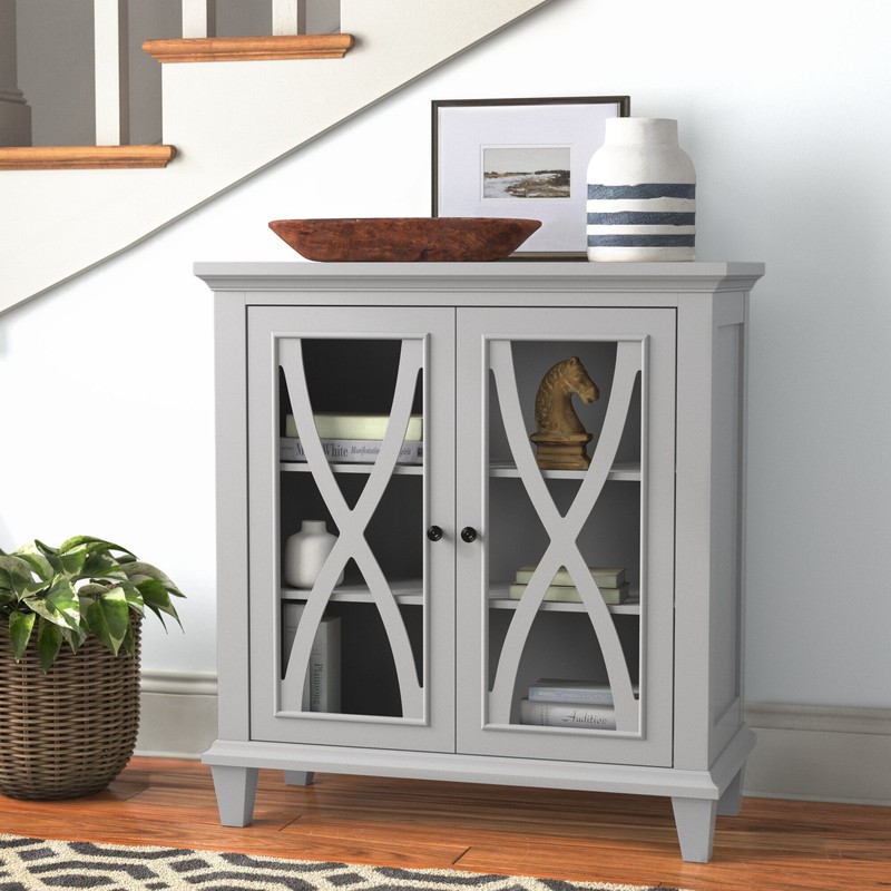 Rosendale 33.97'' Tall 2 - Door Accent Cabinet