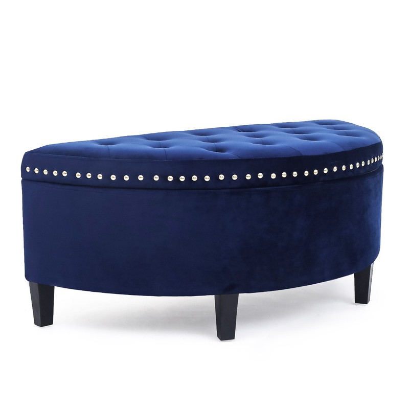 Roxann Upholstered Flip Top Storage Bench