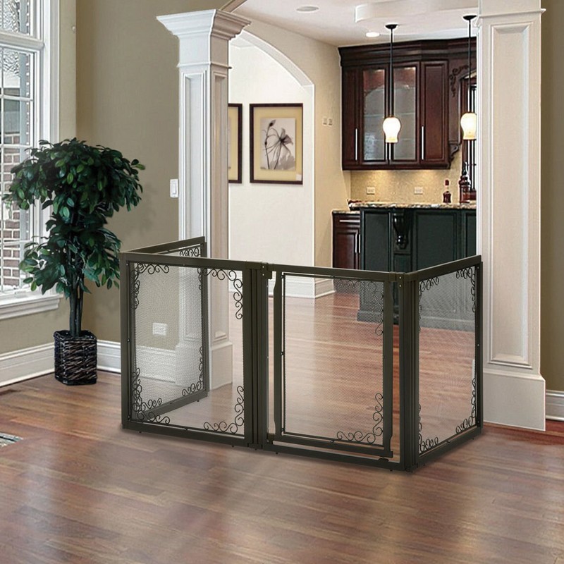 Sallee Convertible Elite Mesh 4 Panel Pet Gate