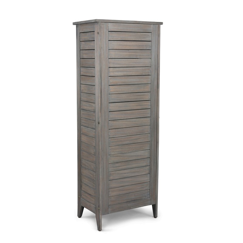 Sand & Stable™ Amagansett 104.73 Gallons Gallon Water Resistant Acacia Solid Wood Cabinet Deck Box with Lock