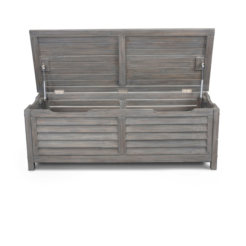 Sand & Stable™ Amagansett 78.87 Gallons Gallon Water Resistant Acacia Solid Wood Deck Box