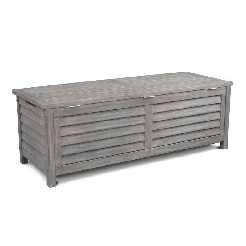 Sand & Stable™ Amagansett 78.87 Gallons Gallon Water Resistant Acacia Solid Wood Deck Box