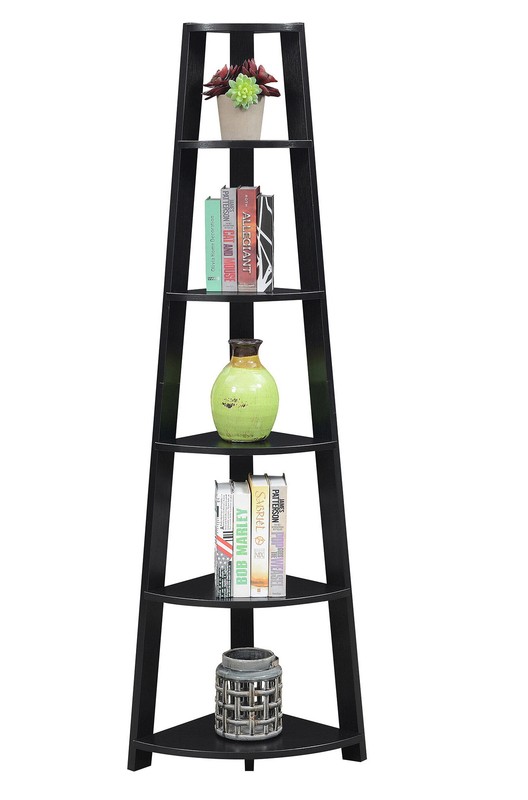 Sargun 71'' H x 16.5'' W Corner Bookcase