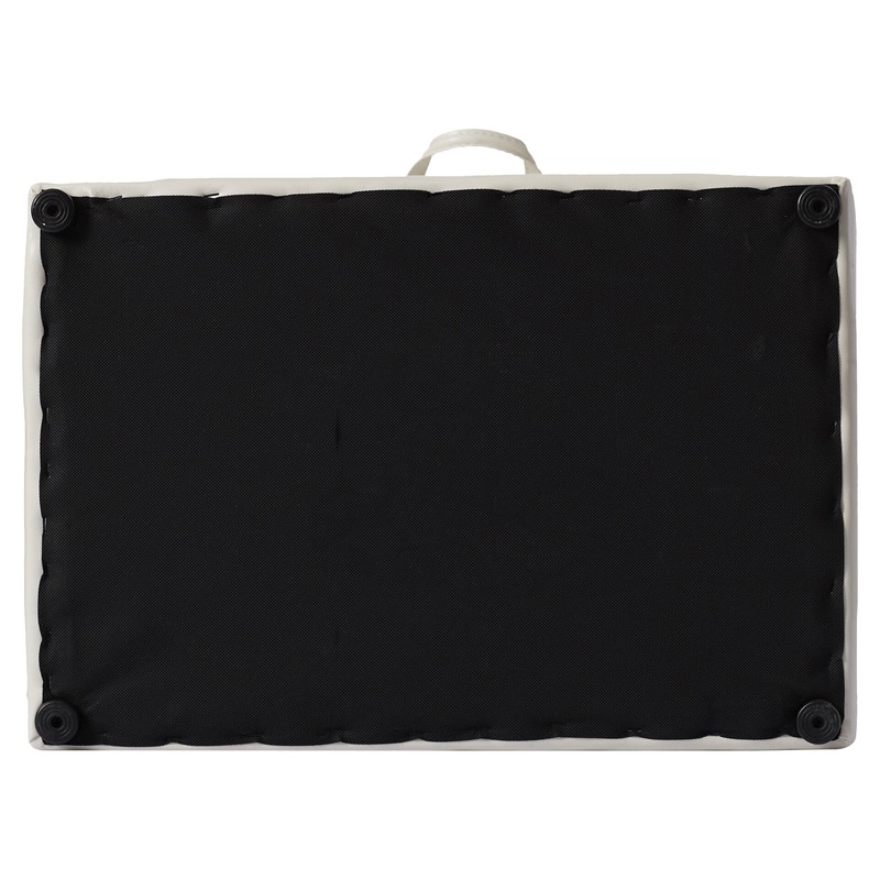 Saribel 24'' Wide Faux Leather Rectangle Standard Ottoman with Storage
