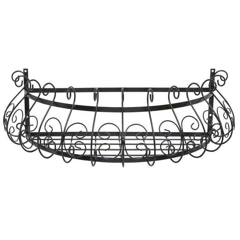 Scrollwork Metal Wall Planter