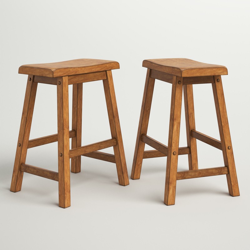 Sharman Solid Wood Bar & Counter Stool