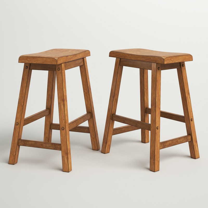 Sharman Solid Wood Bar & Counter Stool