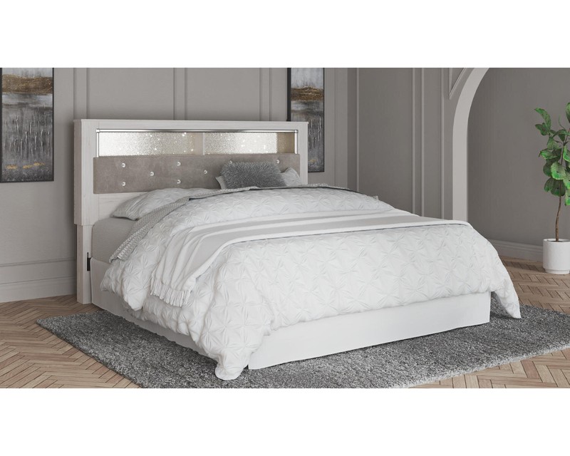 Shively Upholstered Bookcase Headboard