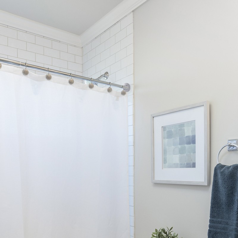 Shower Curtain Rod Holders - Ideas on Foter