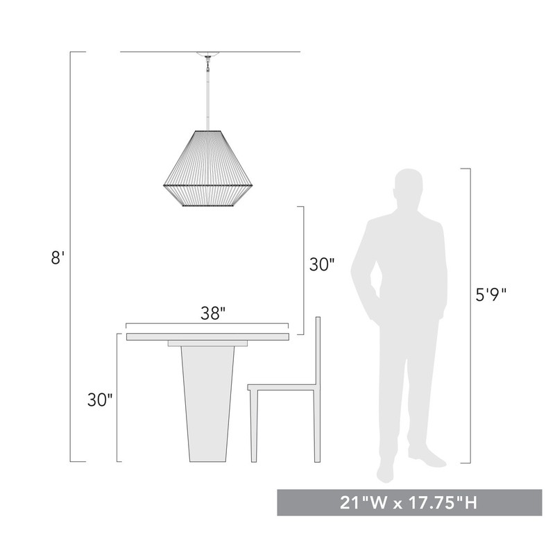 Simon 4 - Light Statement Geometric Pendant