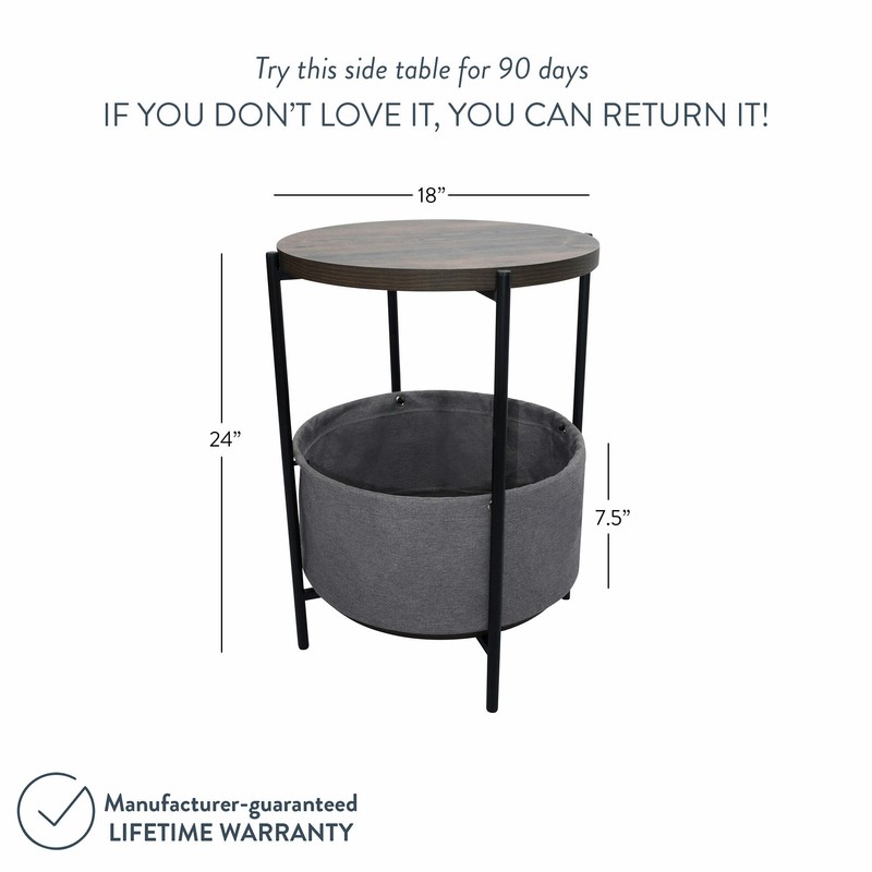Sirkanungo 24'' Tall End Table