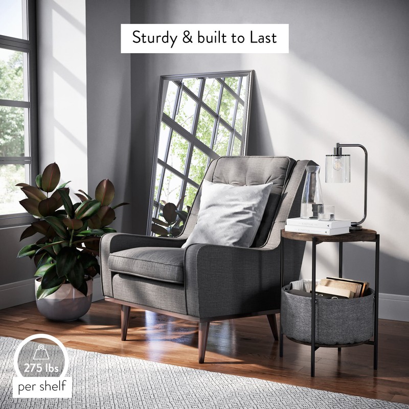 Sirkanungo 24'' Tall End Table