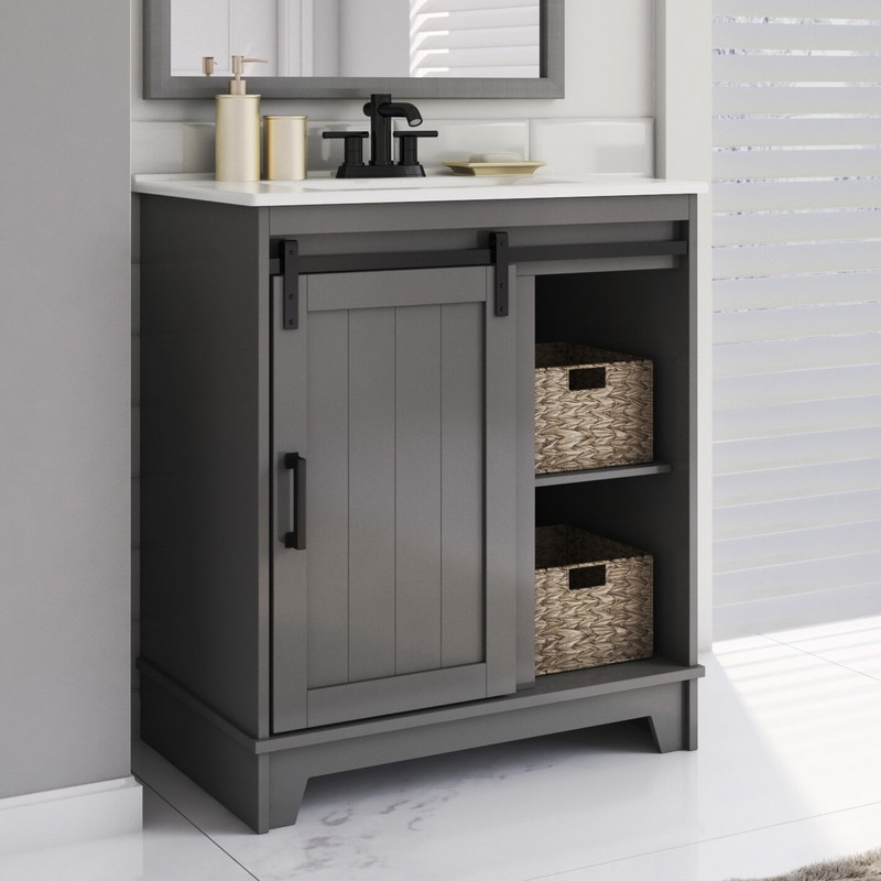 Sofia 30” Single Bathroom Vanity Set