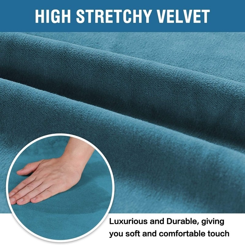 Soft Thick Solid Box Cushion Dining Chair Slipcover