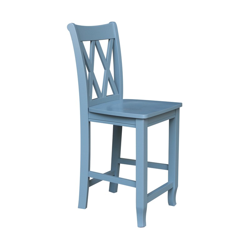 Solid Wood 24" Counter Stool