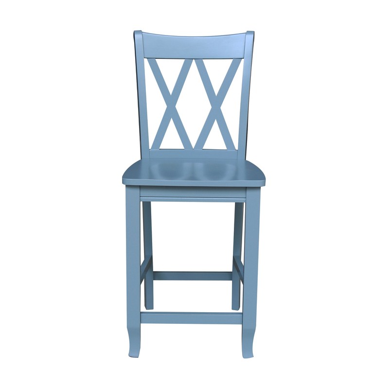 Solid Wood 24" Counter Stool