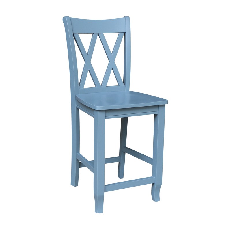 Solid Wood 24" Counter Stool