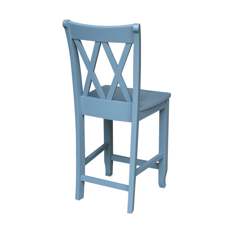 Solid Wood 24" Counter Stool